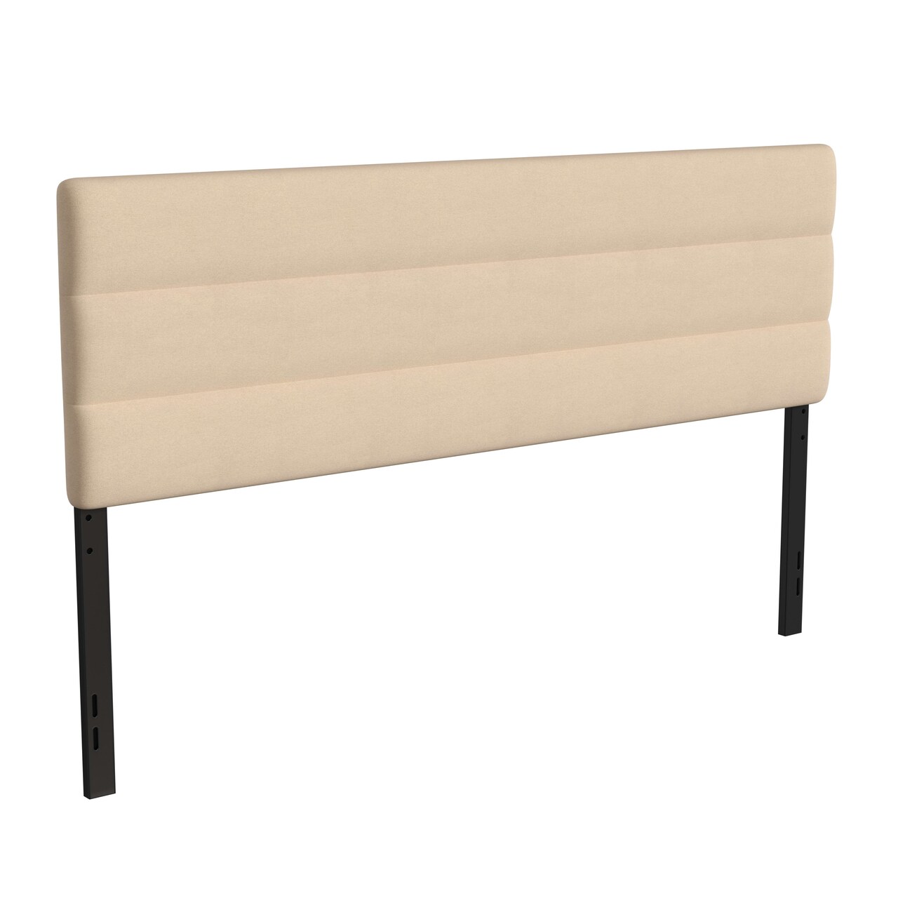 Merrick Lane Coppola Headboard with Tufted Upholstery and Powder Coated Metal Frame